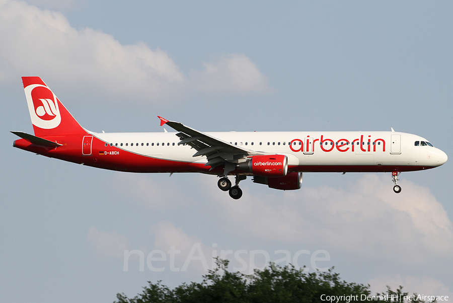 Air Berlin Airbus A321-211 (D-ABCH) | Photo 410594