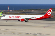 Air Berlin Airbus A321-211 (D-ABCH) at  Gran Canaria, Spain