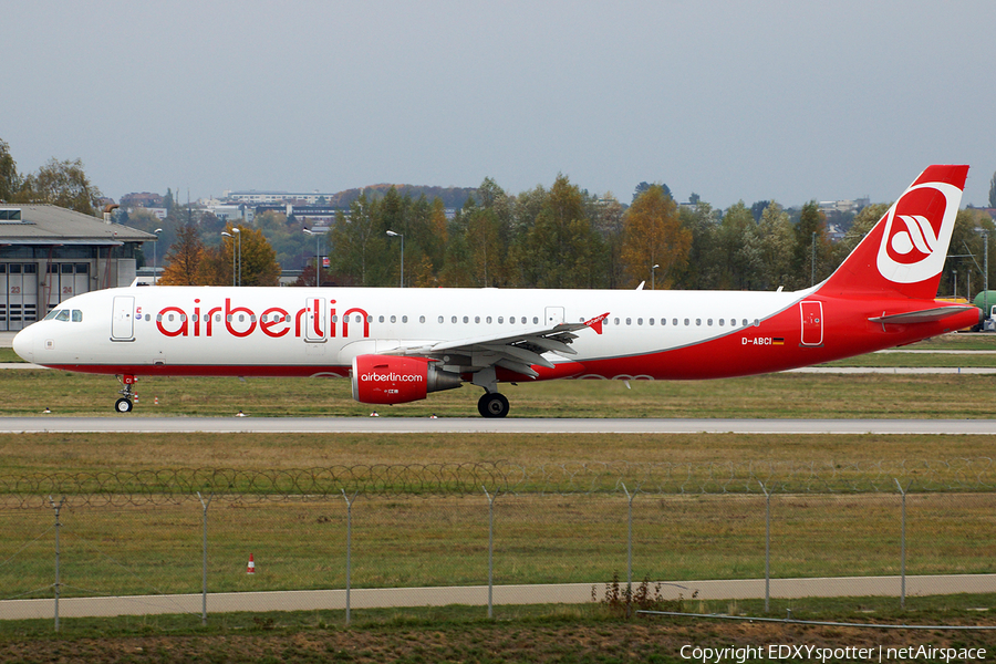 Air Berlin Airbus A321-211 (D-ABCI) | Photo 379869