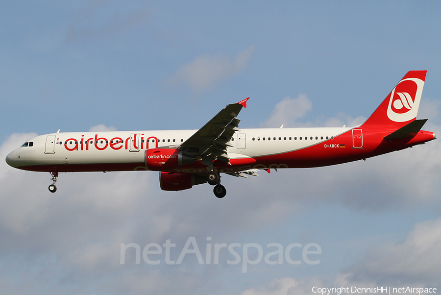 Air Berlin Airbus A321-211 (D-ABCK) | Photo 414132