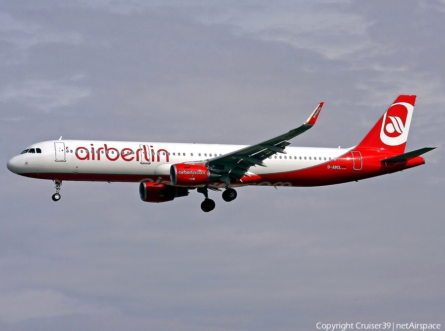 Air Berlin Airbus A321-211 (D-ABCL) | Photo 77164