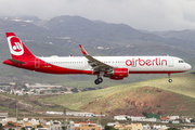 Air Berlin Airbus A321-211 (D-ABCL) at  Gran Canaria, Spain