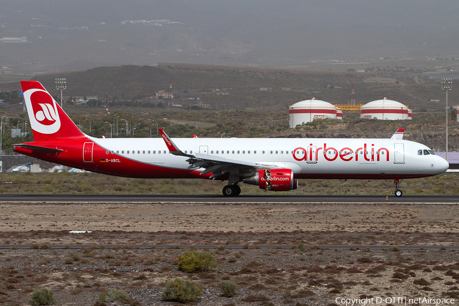 Air Berlin Airbus A321-211 (D-ABCL) | Photo 481942