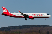 Air Berlin Airbus A321-211 (D-ABCL) at  Zurich - Kloten, Switzerland