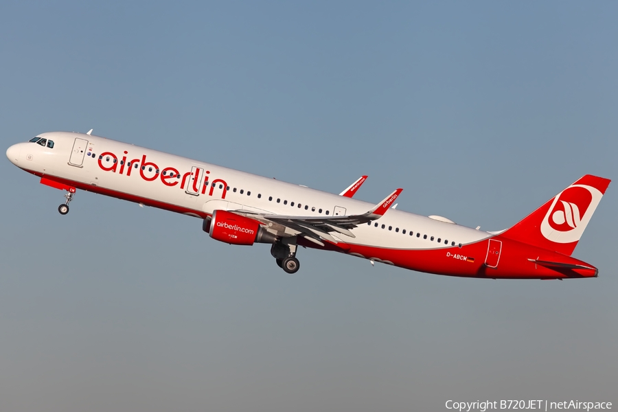 Air Berlin Airbus A321-211 (D-ABCM) | Photo 462881
