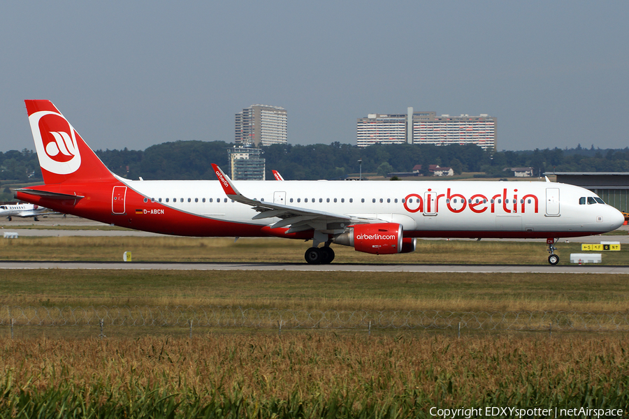 Air Berlin Airbus A321-211 (D-ABCN) | Photo 276047