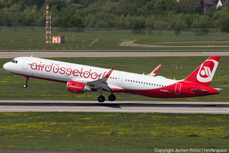 Air Berlin Airbus A321-211 (D-ABCO) | Photo 107323