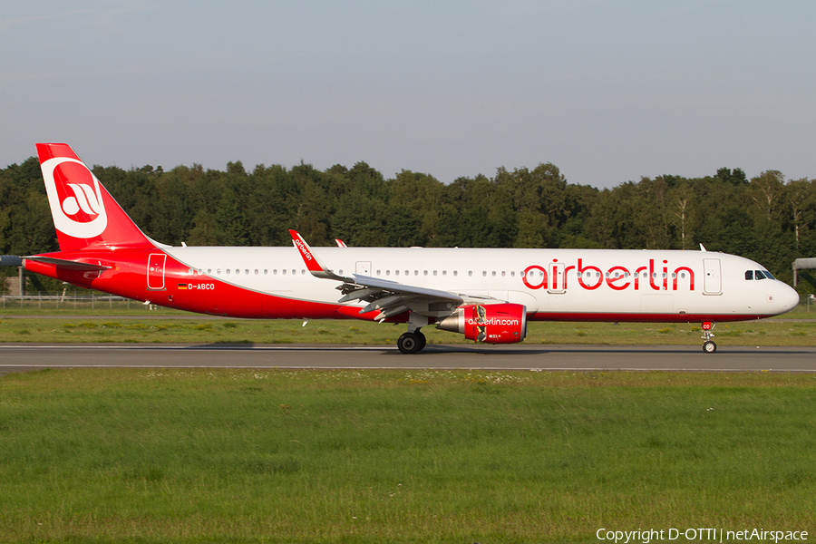 Air Berlin Airbus A321-211 (D-ABCO) | Photo 512362