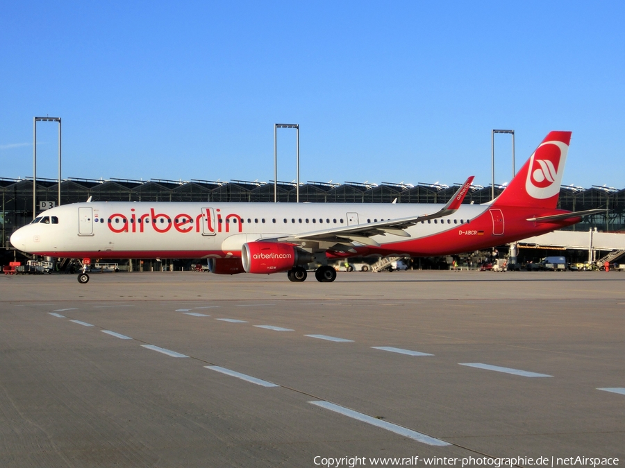 Air Berlin Airbus A321-211 (D-ABCR) | Photo 481672