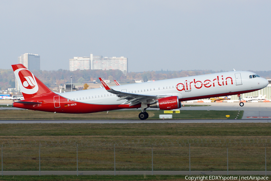 Air Berlin Airbus A321-211 (D-ABCR) | Photo 379892