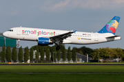 Small Planet Airlines Airbus A320-214 (D-ABDB) at  Amsterdam - Schiphol, Netherlands