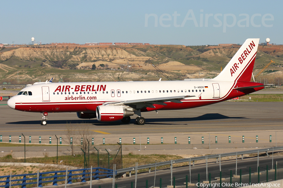 Air Berlin Airbus A320-214 (D-ABDE) | Photo 70825