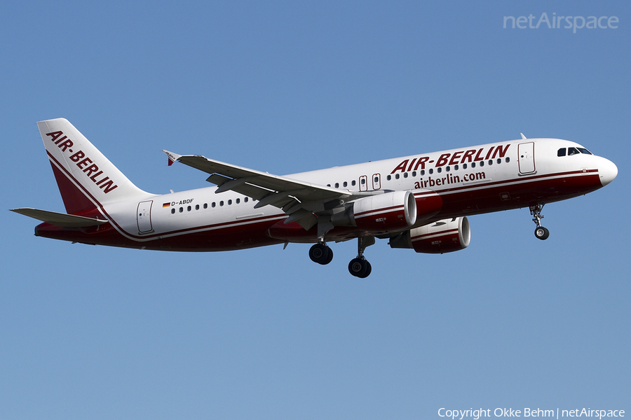 Air Berlin Airbus A320-214 (D-ABDF) | Photo 42013