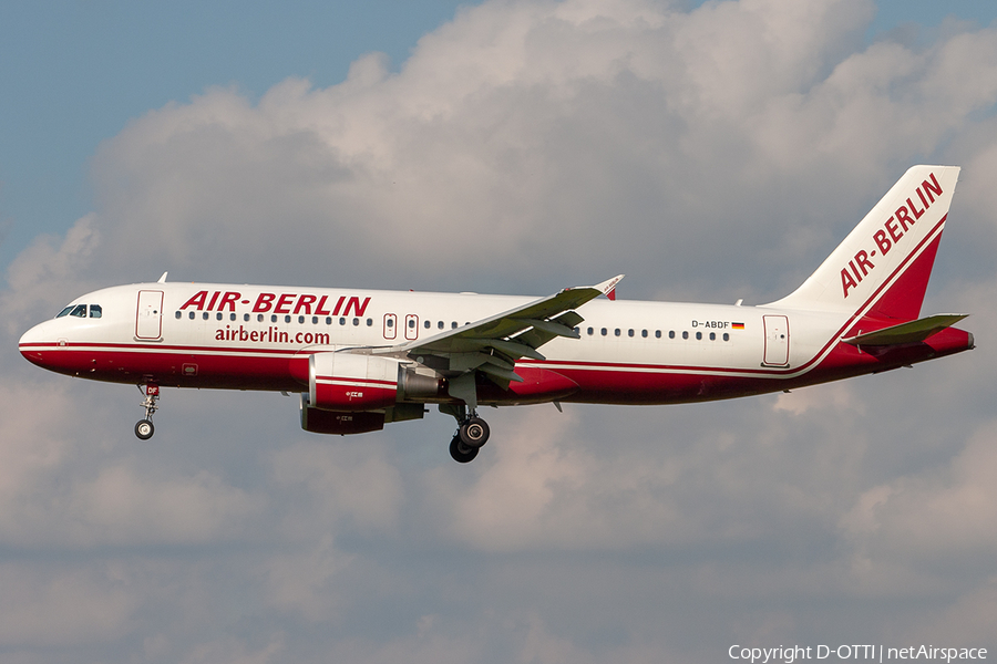 Air Berlin Airbus A320-214 (D-ABDF) | Photo 317703