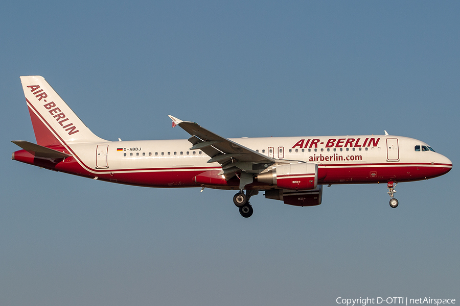 Air Berlin Airbus A320-214 (D-ABDJ) | Photo 292852