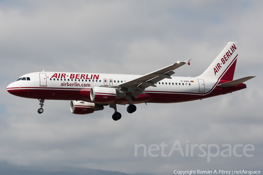 Air Berlin Airbus A320-214 (D-ABDL) | Photo 285290