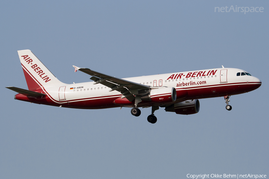 Air Berlin Airbus A320-214 (D-ABDN) | Photo 49597