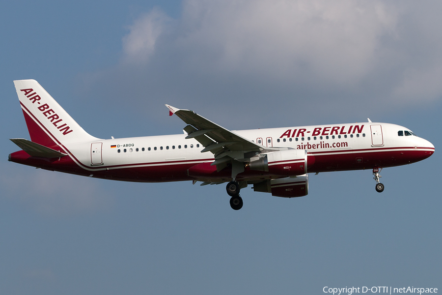 Air Berlin Airbus A320-214 (D-ABDQ) | Photo 201314