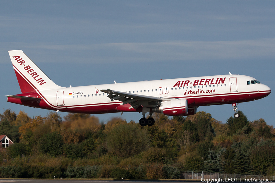 Air Berlin Airbus A320-214 (D-ABDQ) | Photo 213365