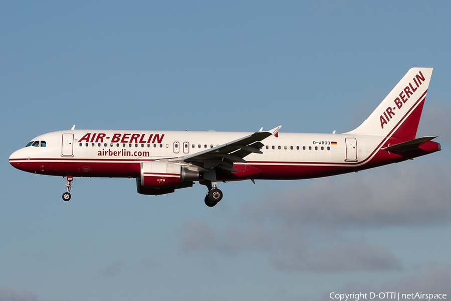 Air Berlin Airbus A320-214 (D-ABDQ) | Photo 318705