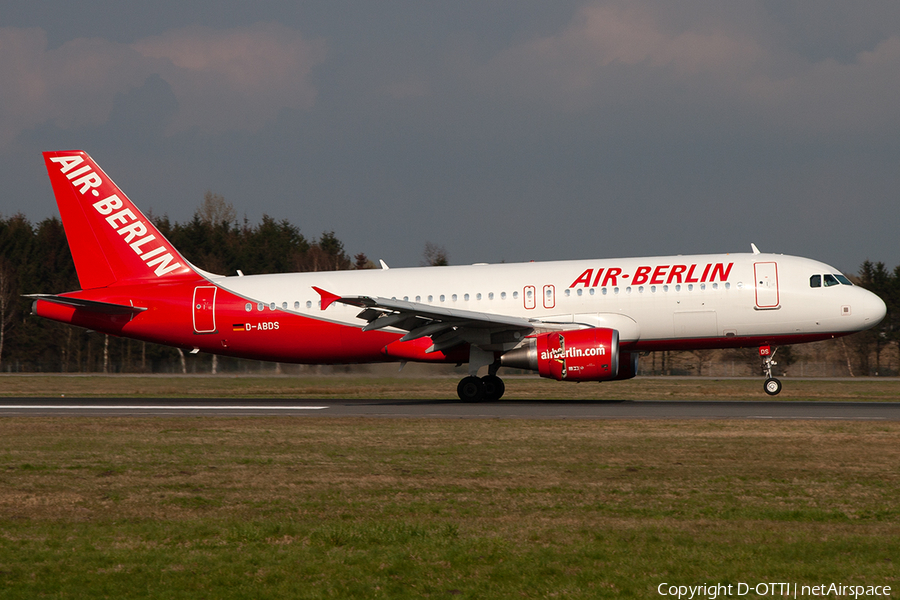 Air Berlin Airbus A320-214 (D-ABDS) | Photo 252195