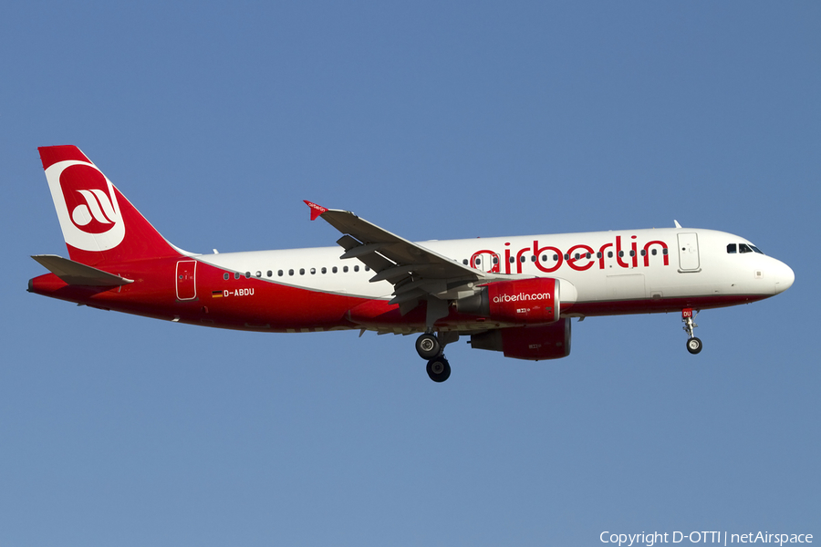 Air Berlin Airbus A320-214 (D-ABDU) | Photo 414267