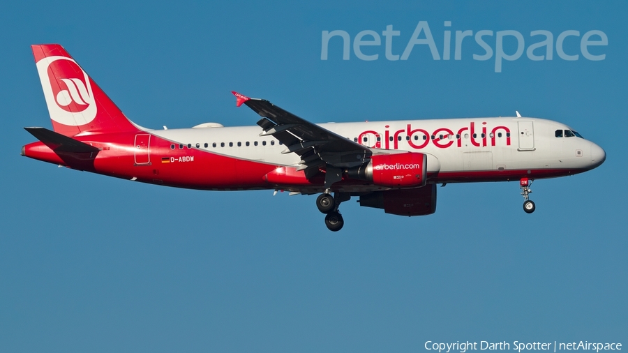 Air Berlin Airbus A320-214 (D-ABDW) | Photo 141893