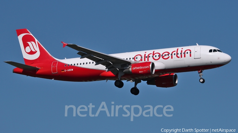 Air Berlin Airbus A320-214 (D-ABDW) | Photo 216129