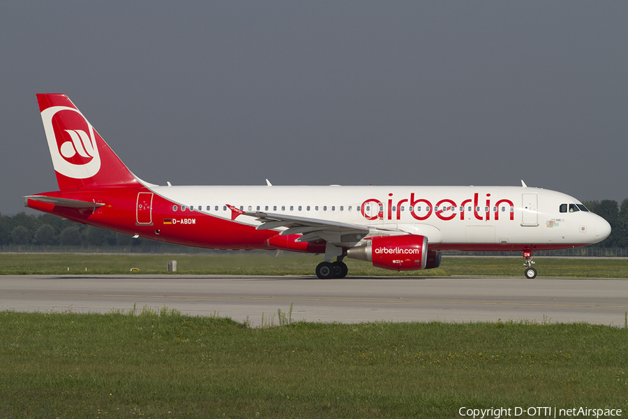 Air Berlin Airbus A320-214 (D-ABDW) | Photo 311578