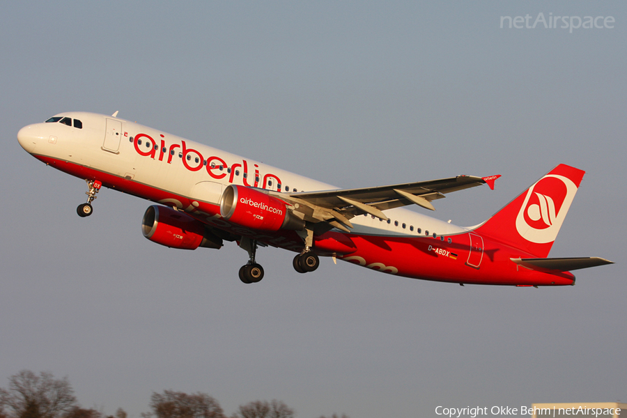 Air Berlin Airbus A320-214 (D-ABDX) | Photo 52910