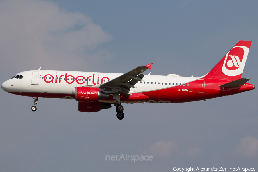 Air Berlin Airbus A320-214 (D-ABDY) | Photo 125799