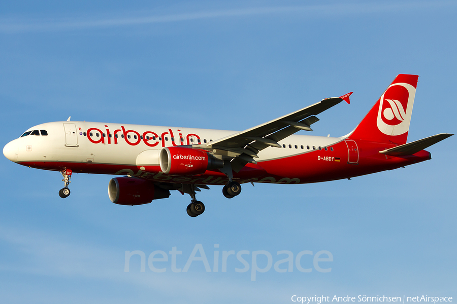 Air Berlin Airbus A320-214 (D-ABDY) | Photo 36191