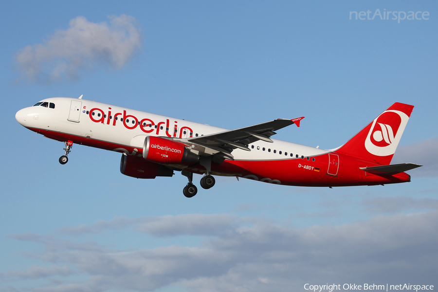 Air Berlin Airbus A320-214 (D-ABDY) | Photo 38567