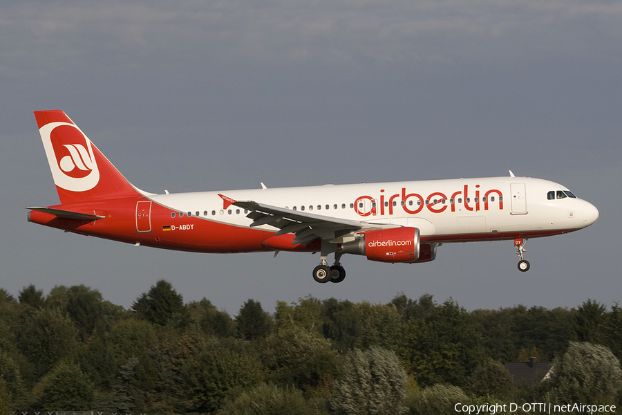 Air Berlin Airbus A320-214 (D-ABDY) | Photo 277840
