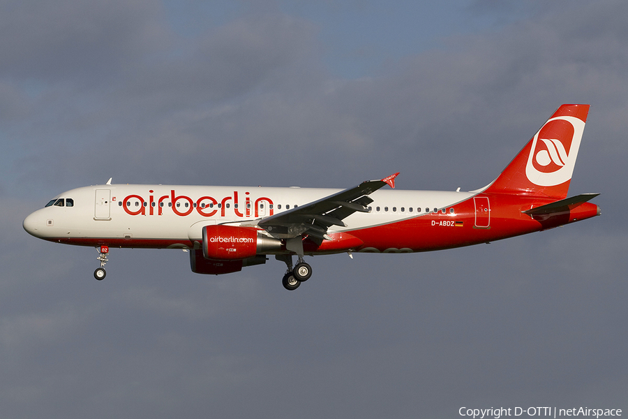 Air Berlin Airbus A320-214 (D-ABDZ) | Photo 278455