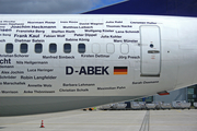 Lufthansa Boeing 737-330 (D-ABEK) at  Rostock-Laage, Germany
