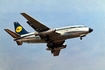 Lufthansa Boeing 737-130 (D-ABEQ) at  International Airspace, (International Airspace)