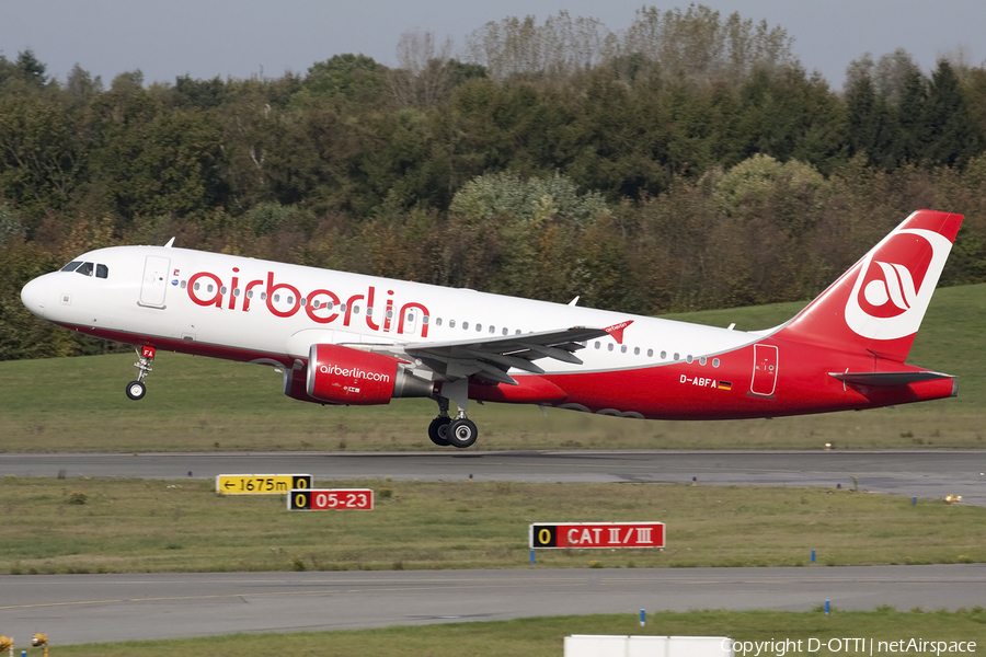 Air Berlin Airbus A320-214 (D-ABFA) | Photo 454621