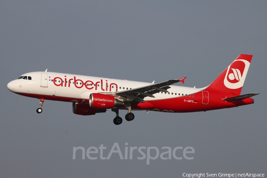 Air Berlin Airbus A320-214 (D-ABFE) | Photo 452897