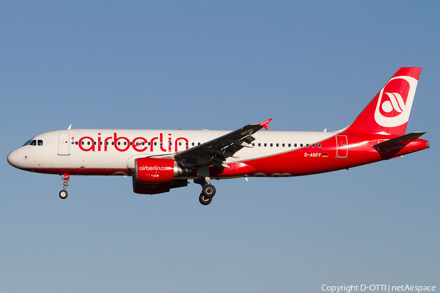 Air Berlin Airbus A320-214 (D-ABFF) | Photo 523669