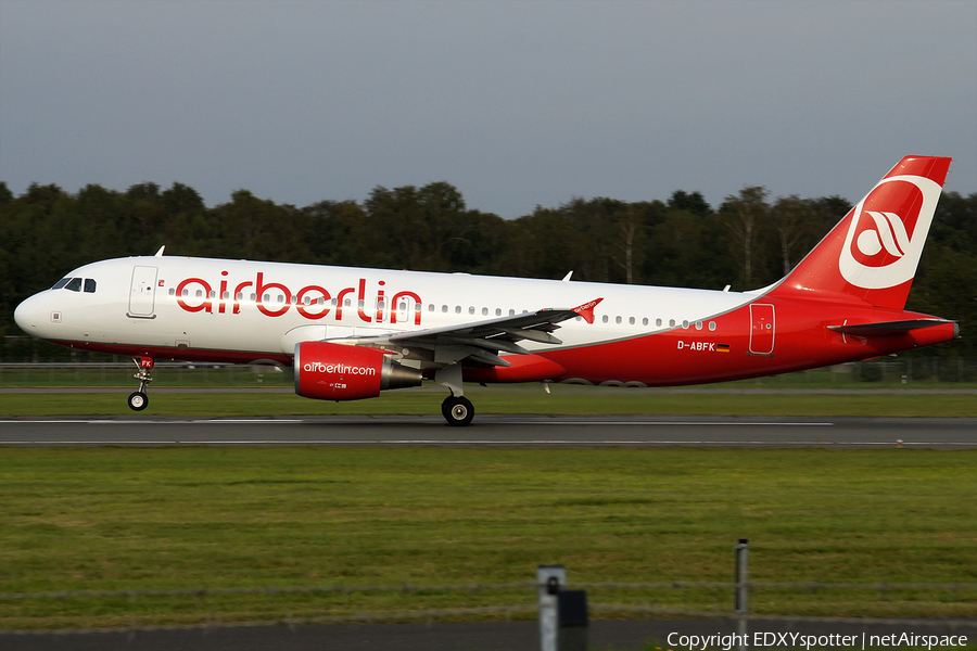 Air Berlin Airbus A320-214 (D-ABFK) | Photo 280295