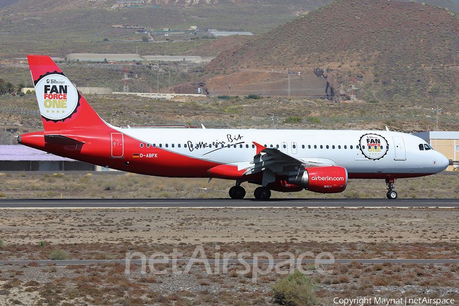 Air Berlin Airbus A320-214 (D-ABFK) | Photo 375355