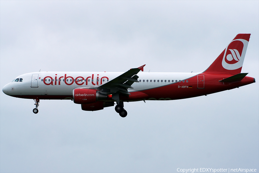 Air Berlin Airbus A320-214 (D-ABFN) | Photo 280269