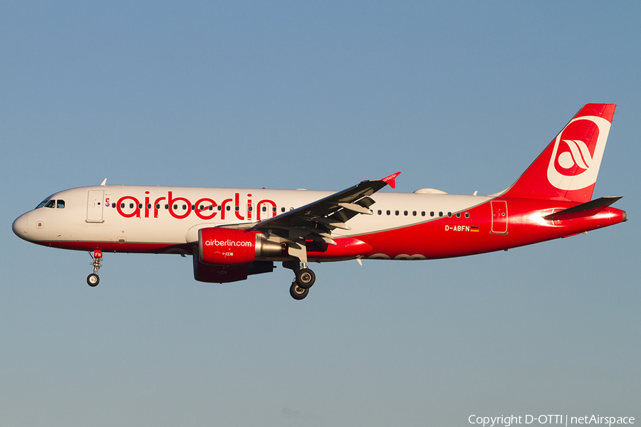 Air Berlin Airbus A320-214 (D-ABFN) | Photo 523656