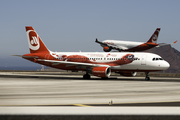 Air Berlin Airbus A320-214 (D-ABFO) at  Tenerife Sur - Reina Sofia, Spain