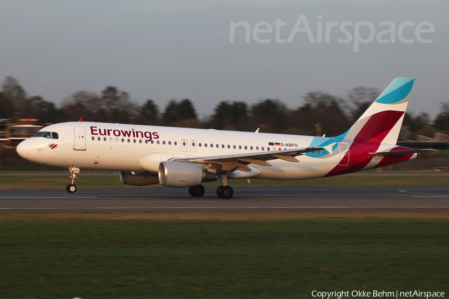 Eurowings Airbus A320-214 (D-ABFO) | Photo 157912