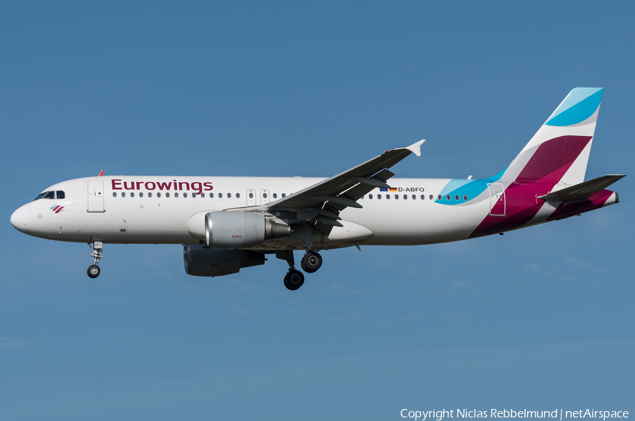 Eurowings Airbus A320-214 (D-ABFO) | Photo 267677