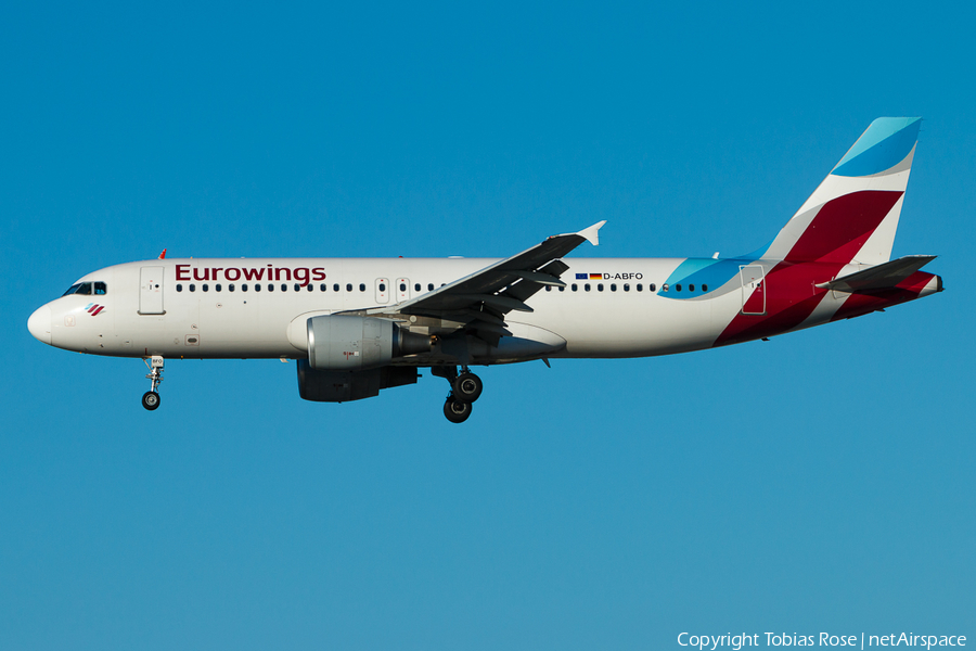 Eurowings Airbus A320-214 (D-ABFO) | Photo 325419