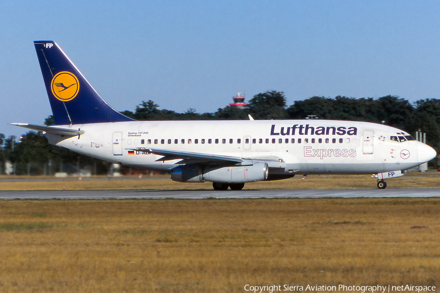 Lufthansa Express Boeing 737-230(Adv) (D-ABFP) | Photo 337921