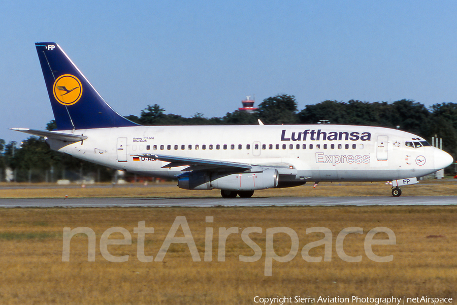 Lufthansa Express Boeing 737-230(Adv) (D-ABFP) | Photo 349799